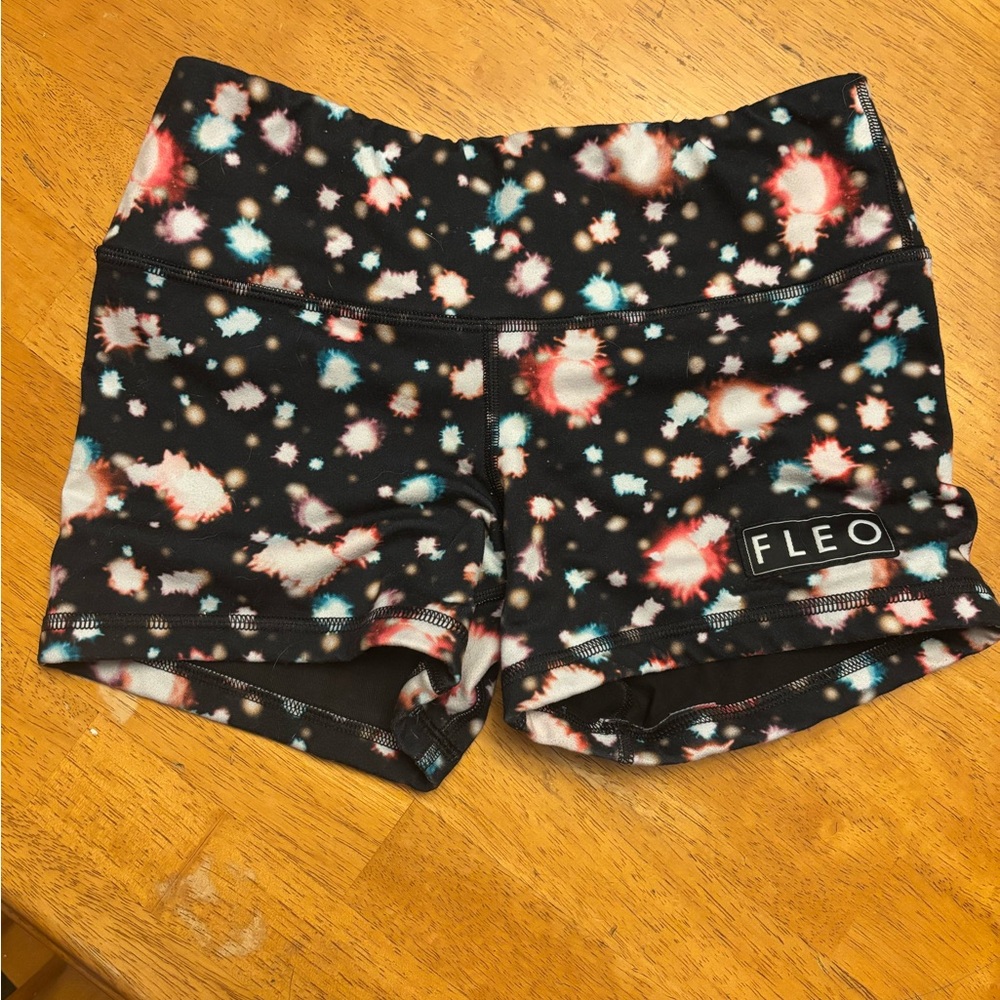 FLEO - Starry Neon Athletic Shorts